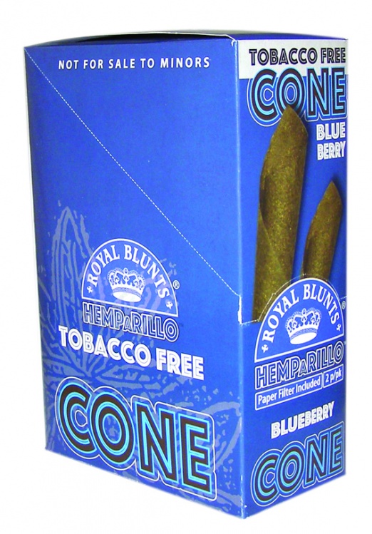 BLUEBERRY - Cônes sans tabac (10 pochettes de 2 cônes) Images