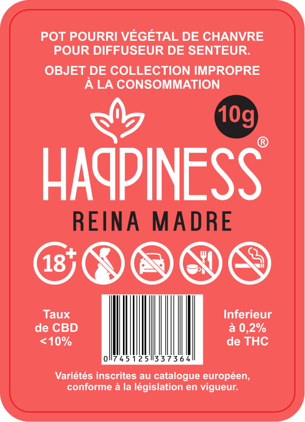 Happiness Reina Madre 10 gr Images